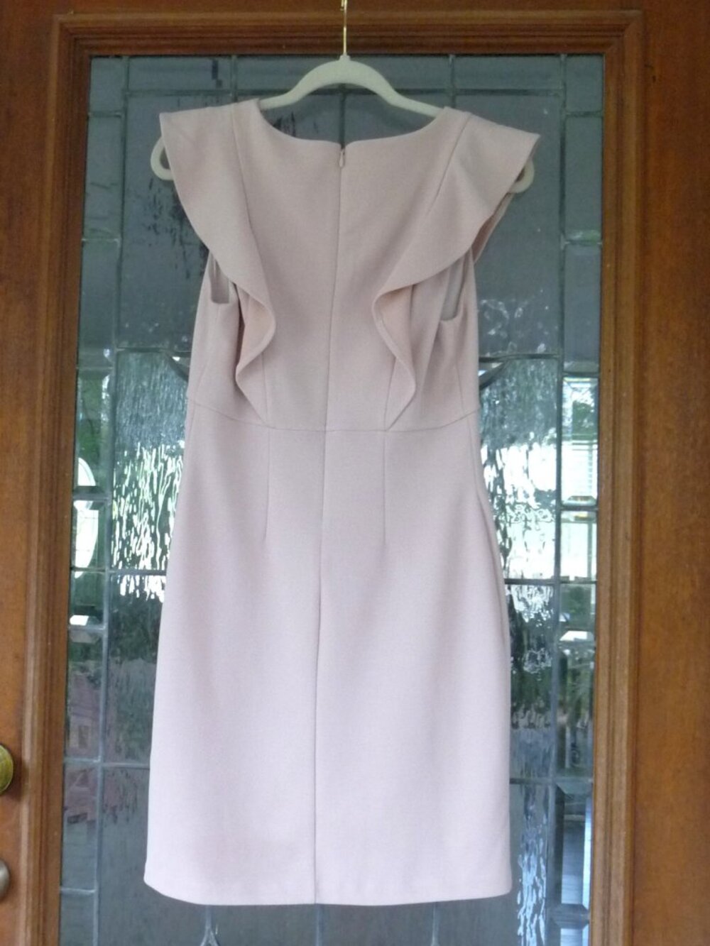 Express Ruffle Sleeve Sheath Dress Size SMALL - Picture 4 of 9